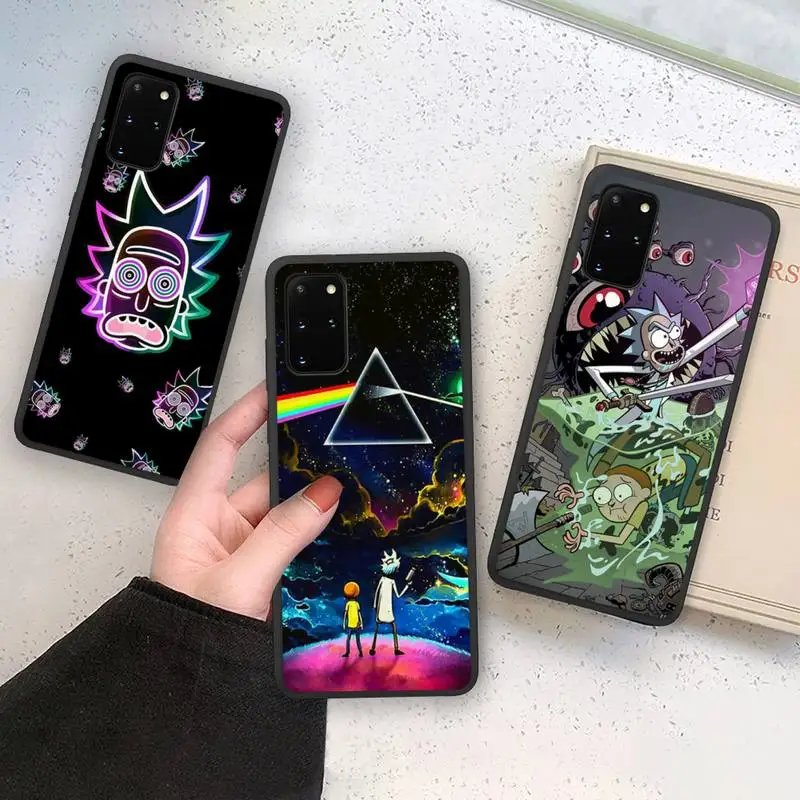 

Anime Ricks And Pic Phone Case For Samsung Galaxy Note20 ultra 7 8 9 10 Plus lite M21 M31S M30S M51 Soft Cover