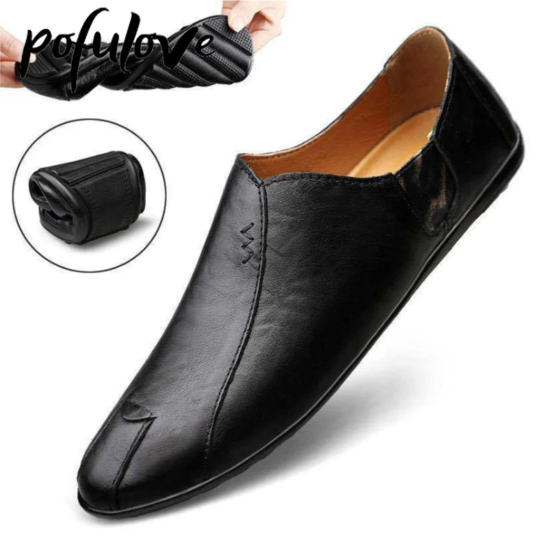 Pofulove-zapatos de cuero para hombre, zapatillas de lujo, Lacoste, envío gratis, entrega al por mayor