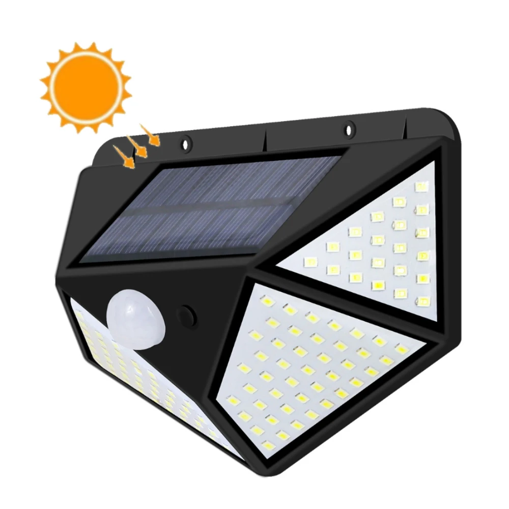 

128 LED Solar Sensor Streets Light PIR Motion Sensor Wall Lights Waterproof IP65 Outdoor Garden Yard Emergency Lamp