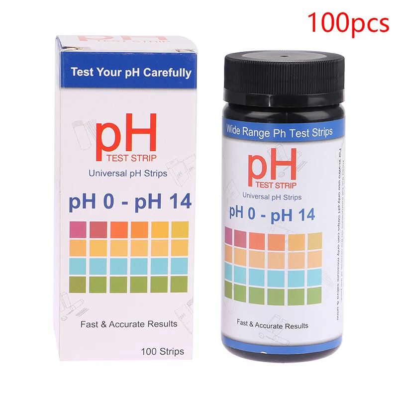 100pcs PH0-14 Test Paper Laboratory Household Indicator Scientific Litmus Alkaline Acid Testing PH Test Meter