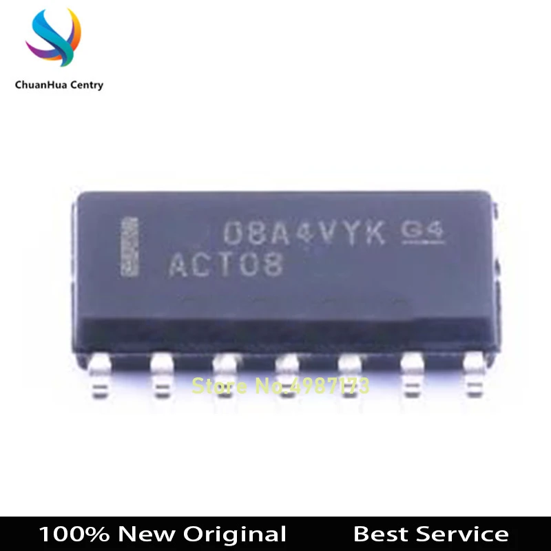 10 шт./лот SN74ACT08DR SOP14 100% новая Оригинальная фотография