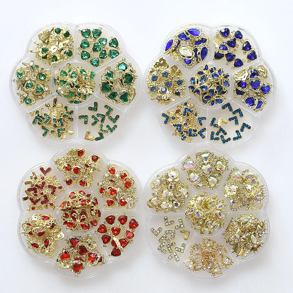 

70 шт./коробка, детали для украшения ногтей