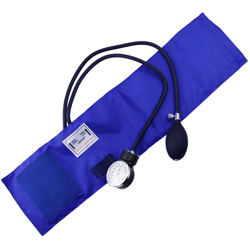 Медицинский синий монитор артериального давления манжета манометр анероидный