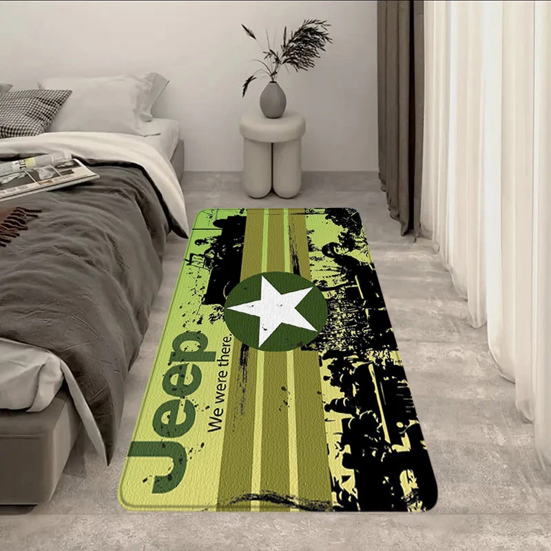 

Carpet Jeeps Living Room Floor Mat Doormats Pet Rug Bathroom Mat Kitchen Hallway Foot Rugs Home Decor Birthday Gift Car Boot Mat
