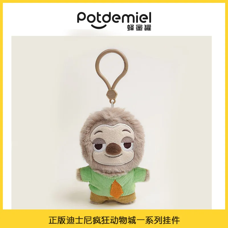 Фото Оригинальный плюшевый брелок Potdemiel Disney Zootopia Джуди, мягкая игрушка-подвеска Ник, украшение для сумки, подарок на день рождения, коллекционная игрушка №3