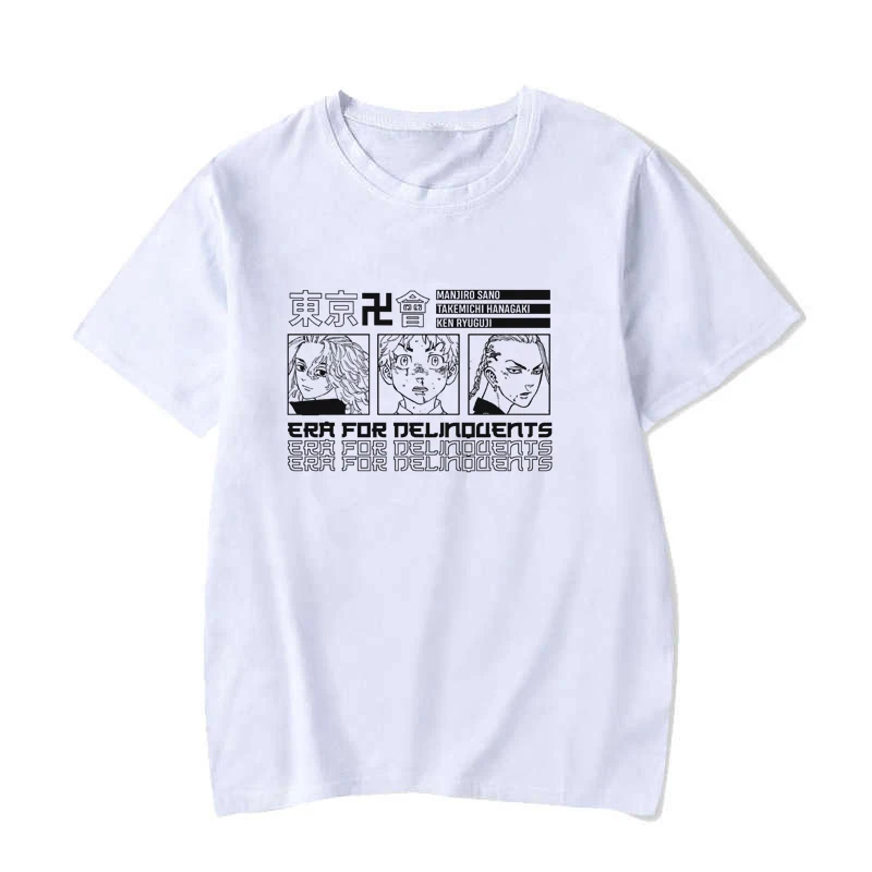 

MANJIRO SANO Series 3D Print Casual Style Men Women T Shirt Fashion Unisex Short Sleeve Top Comfortable Street Trend Lady Tee