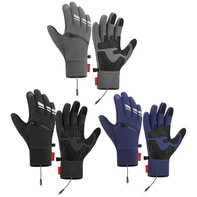 Зимние перчатки с подогревом USB-перчатки электрическим для холодной погоды