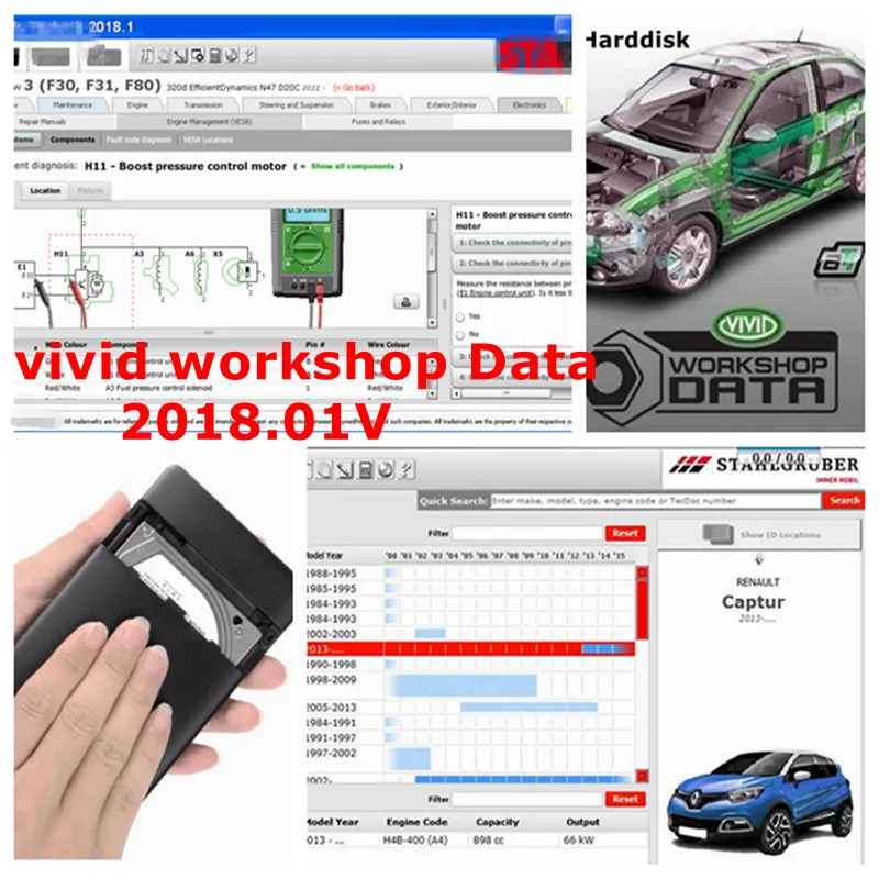 Catalog Vivid Europe Auto Repair Software 80gb Hdd