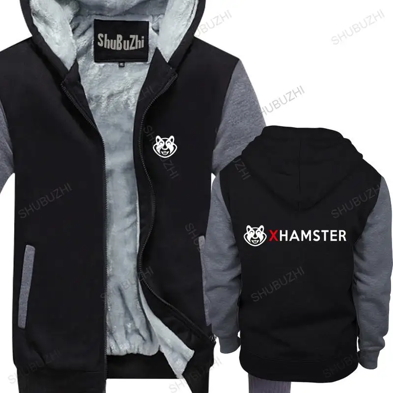 

Man black zipper thick hoodies XHamster jackets Men Great Design unisex Outwear men hoody thick sweatshirt male coat