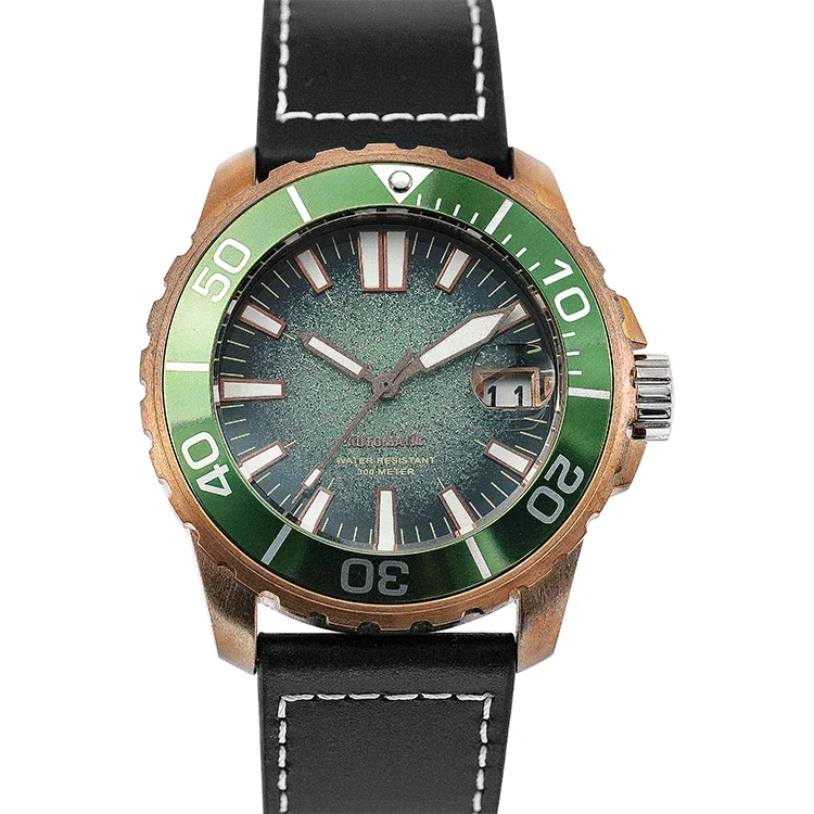 300 м водонепроницаемые часы из бронзового материала мужские японские NH35