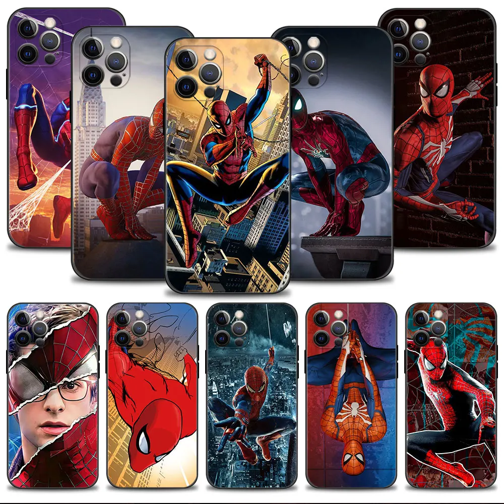 

Marvel Spider-Man Andrew Garfield Phone Case Thin For Apple iPhone XS 13 11 7 Plus 8 X XR 14 12 Pro Max Mini SE2022 SE2 6 SE