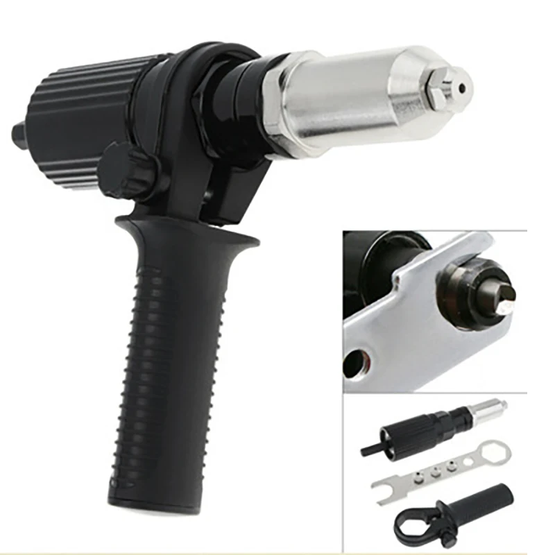 Electric Rivet Nut Riveting Tool Cordless Riveting Drill Adaptor Insert Nut Tool Multifunction Nail Auto Rivet