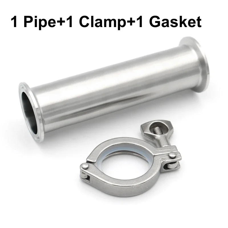 

Длина 152/200/254/300/304 мм, фитинг для труб из санитарной нержавеющей стали 45/51, бобина для труб с зажимом OD19/25/38/50,5, обойма, 64 мм