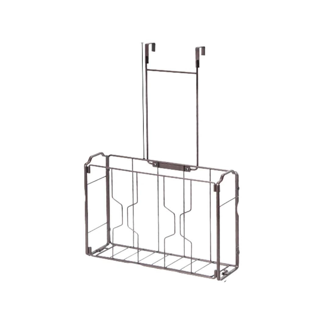 

Kitchen Holder Wall Door Rack with Hook Multi-functional Book Rack Sidewall Fridge Iron Shelf Bathroom Organizer Home Office