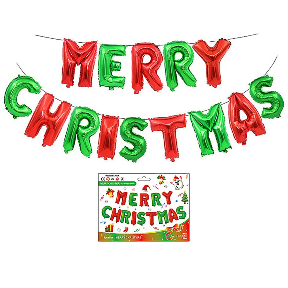 

Coolballoon Happy Brithday Letter Foil Balloons Merry Christmas Foil Balloons Anniversary Festival Party Decoration Foil Ballon