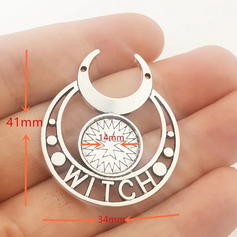 3 шт. подвеска в виде Луны и пентаграммы |