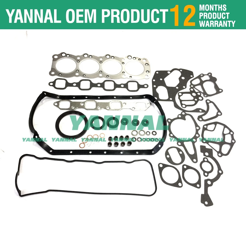 Полный комплект прокладок для капитального ремонта двигателя Isuzu 4FB1 подходит