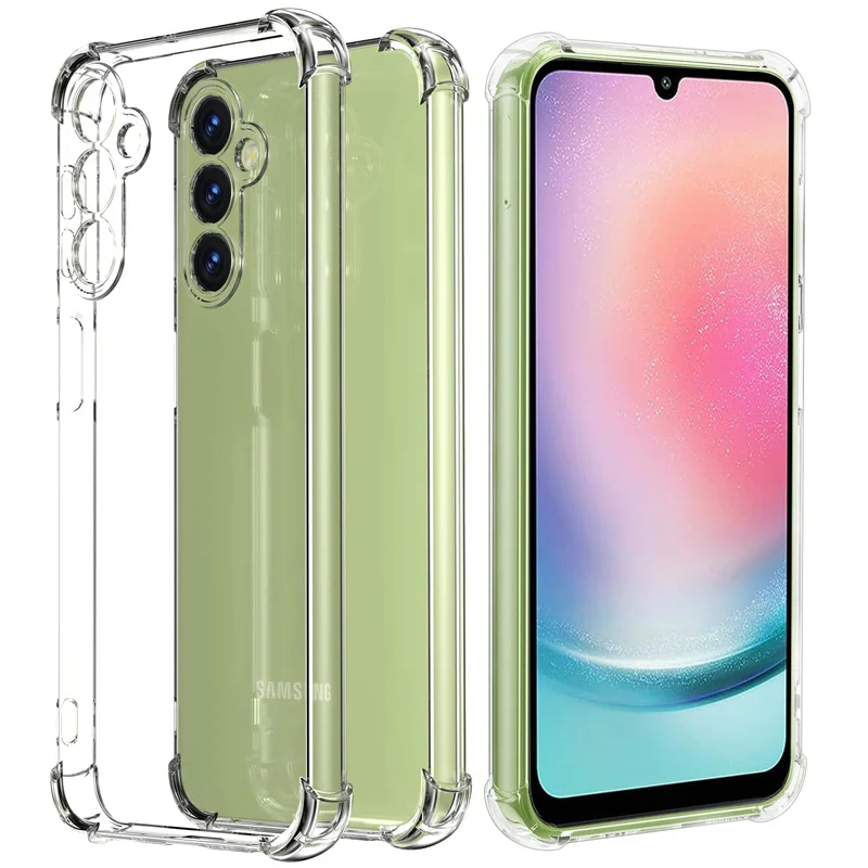 чехол для A24 A34 A54 самсунг а24 а34 а54 мягкие прозрачные ударопрочные силиконовые