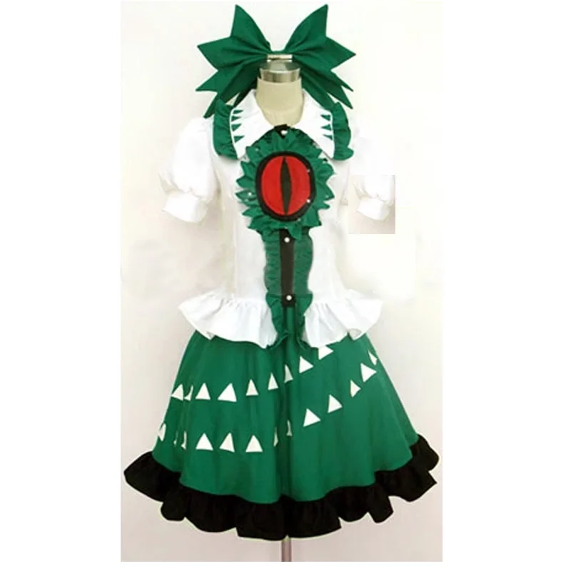 Фото Костюм для косплея по аниме Touhou Chireiden Izayoi Sakuya Moriya Suwako, женское платье, полный комплект, индивидуальный размер №2