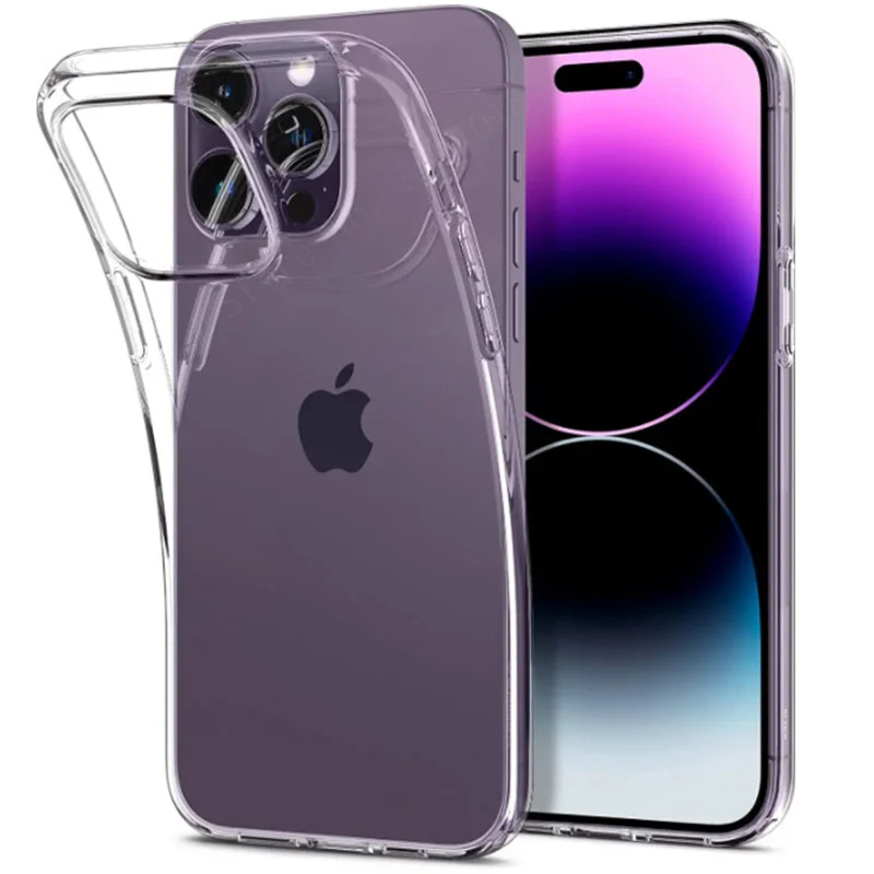 

Ultra Thin Clear Case For iPhone 14 13 12 11 Pro Max Soft TPU Silicone For iPhone 14 Plus X XR XS 13 Mini Back Cover Phone Case
