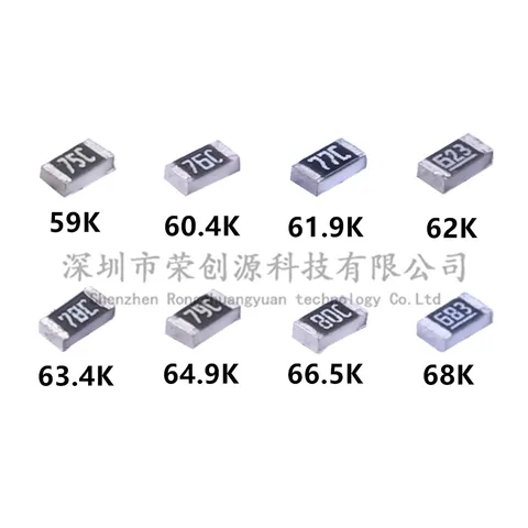 Бескорпусные резисторы SMD 0603 1%