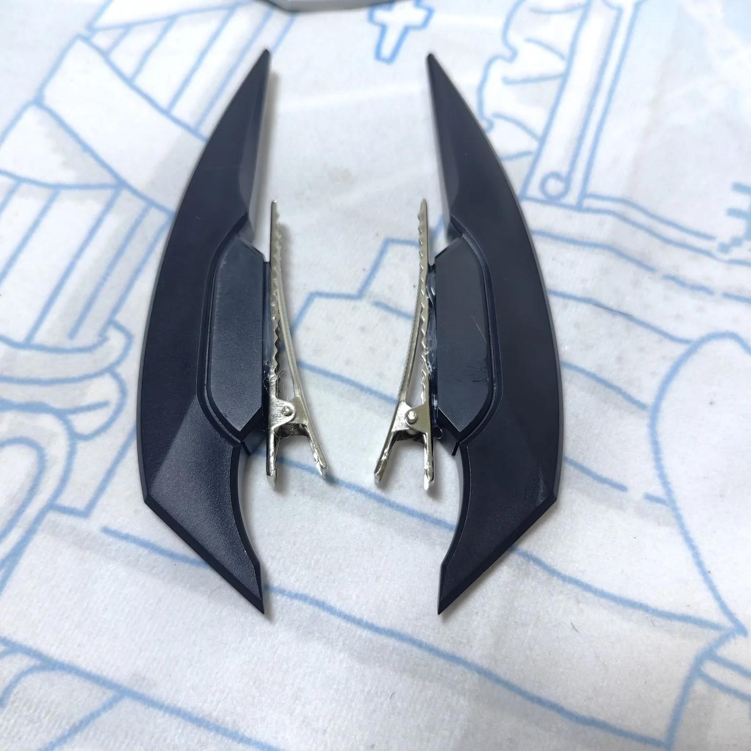 Заколка для волос в стиле киберпанк