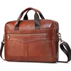 Genuine Cow Leather Men Briefcase Bag Official Handbag Business Crossbody Bag Multifunctional Laptop Bag For Male 1