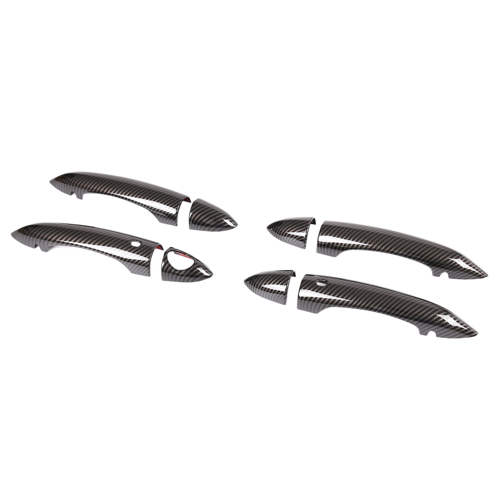

Car Styling Exterior Side Door Handle Cover Trim Fit for Alfa Romeo Giulia 2017-2020 with Holes