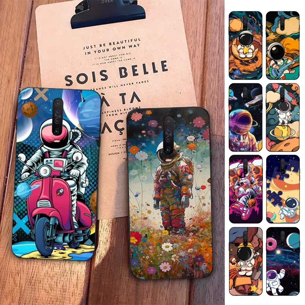 

Astronaut Phone Case For Redmi 5 6 7 8 9 10 plus pro 6 7 8 9 A GO K20 K30 K40 pro plus F3 Fundas