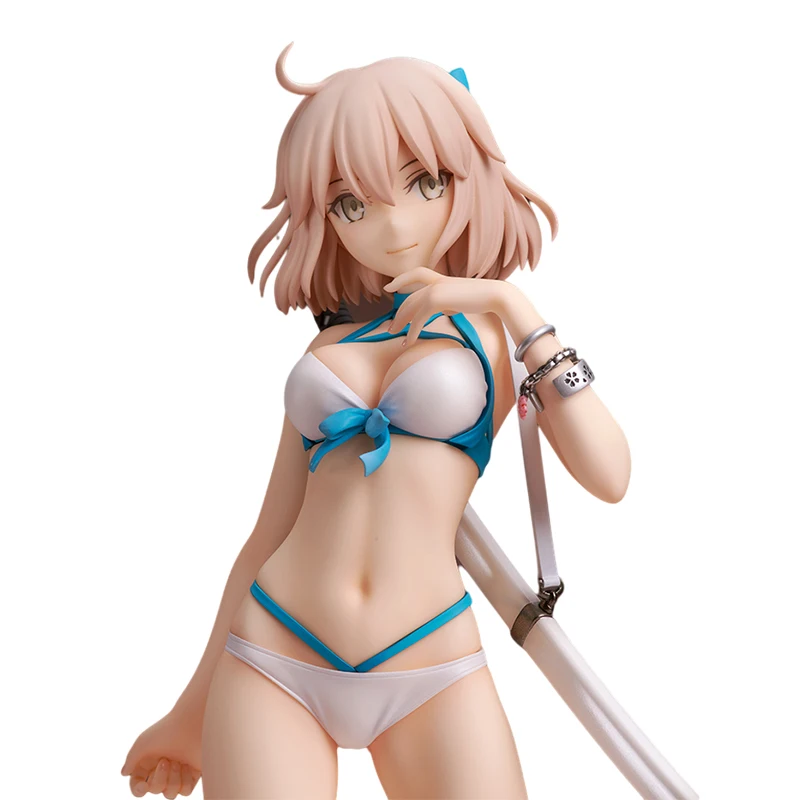 

100% Original Our Treasure Summer Queens Fate/Grand Order Okita Souji Anime Figure Model Collecile Action Toys Gifts