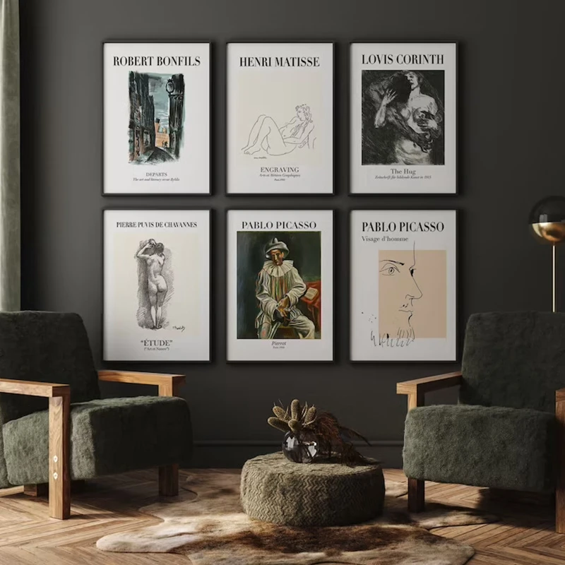 

Европейский Портрет древней звезды Искусство ретро Печать на холсте скандинавский постер настенные картины для спальни гостиной классиче...