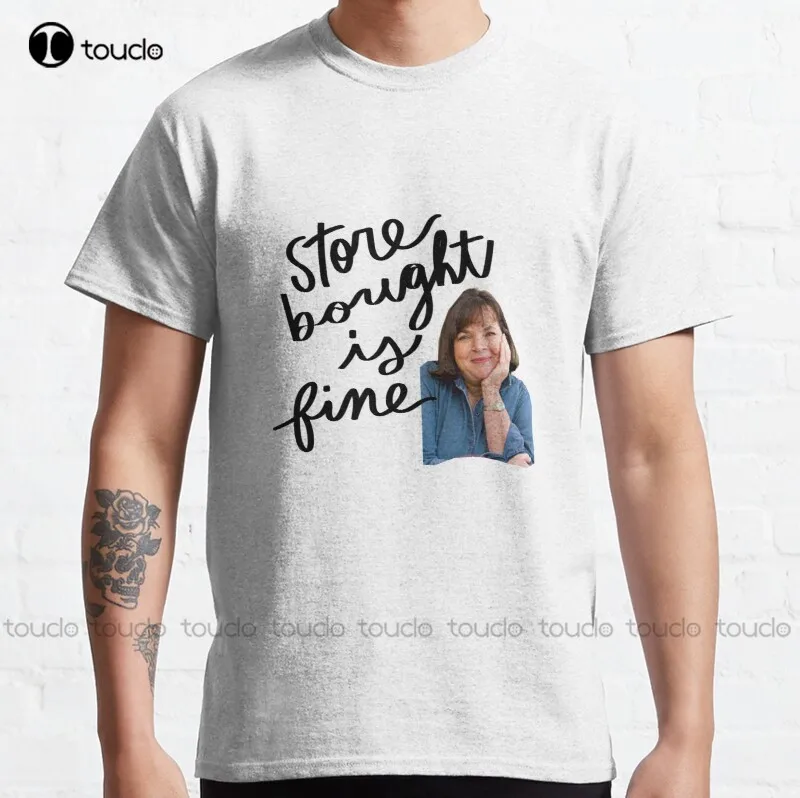 

New Ina Garten Classic Funny T-Shirt Cotton Tee Shirt S-3Xl Mens Casual Shirts Custom Aldult Teen Unisex Fashion Funny New