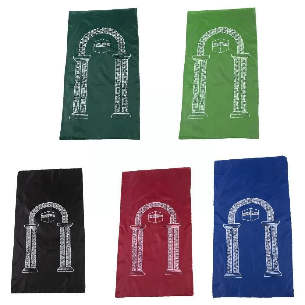 

PCG2052Muslim Prayer Rug Portable Travel Worship Mat Family Rainproof Pilgrimage Outdoor Pocket Mat Carpet Mat Rug Fabric Z7D2