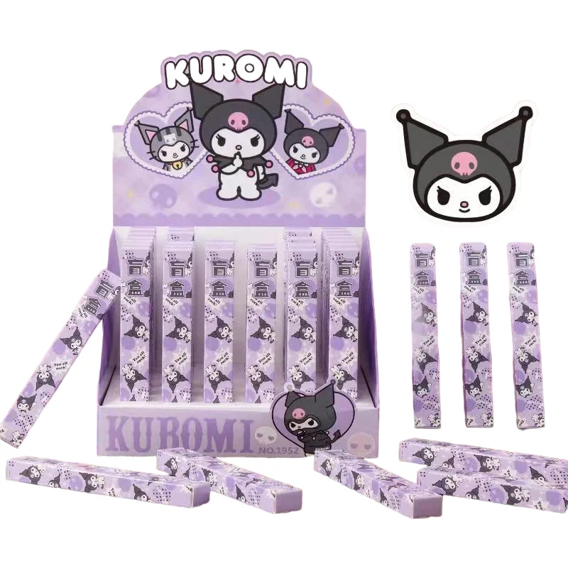 

Sanrioed Kuromi приносящая удачу шкатулка креативная ученическая кавайная школьная записная книжка с ограниченным количеством случайных невидим...