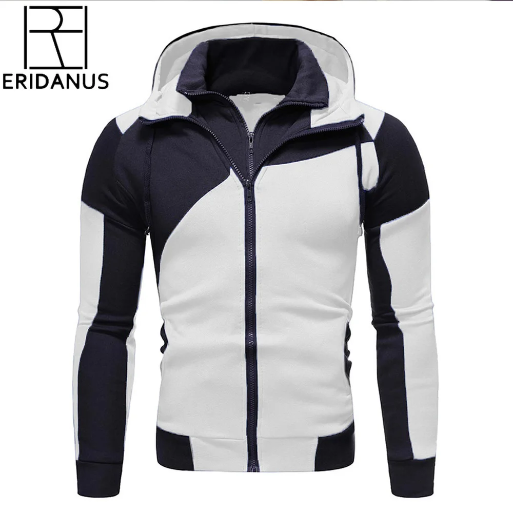 

Autumn Winter New Men's Jacket Slim Fit ooded Zipper Jacket Male Solid Cotton Tick Warm oodies Coat Men Clotin Tops MWW166