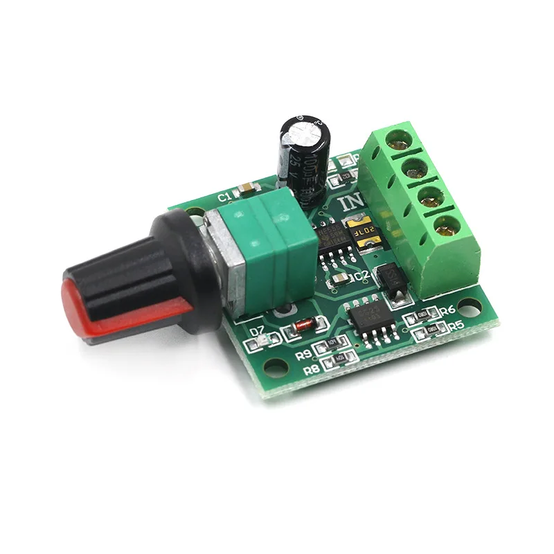 

PWM DC Motor Governor 1.8V 3V 5V 6V 12V 2A Speed Regulation Switch Function 1803bk