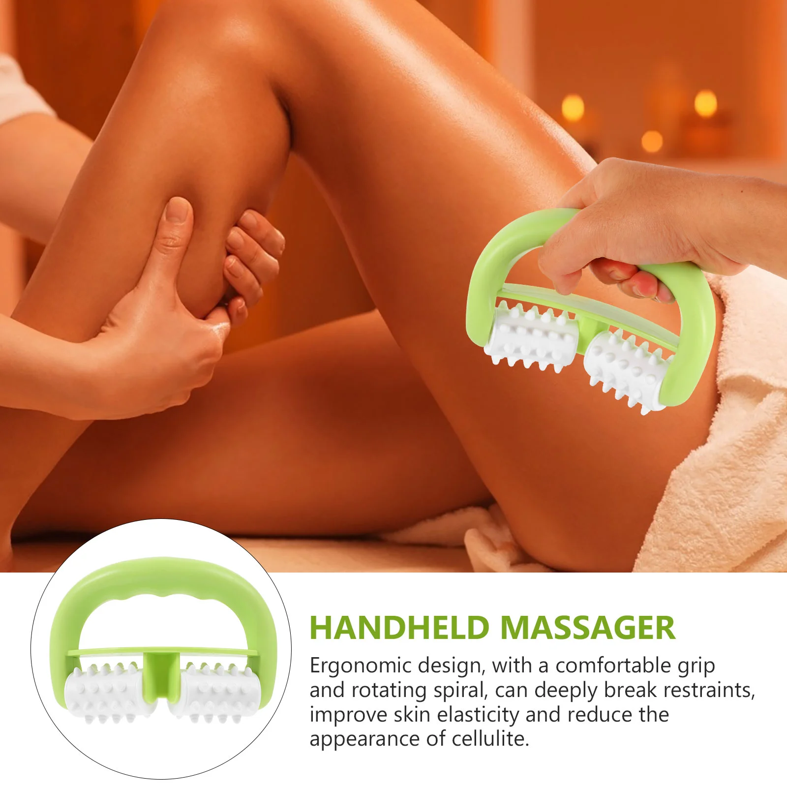 Массажер для шейного отдела позвоночника роликовый массажер тела рук бедер