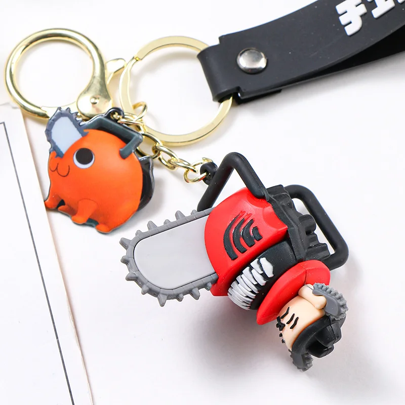 

Anime chainsaw doll silicone keychain pendant backpack ornament Volkner Maqima Pocta role-playing toy birthday gift