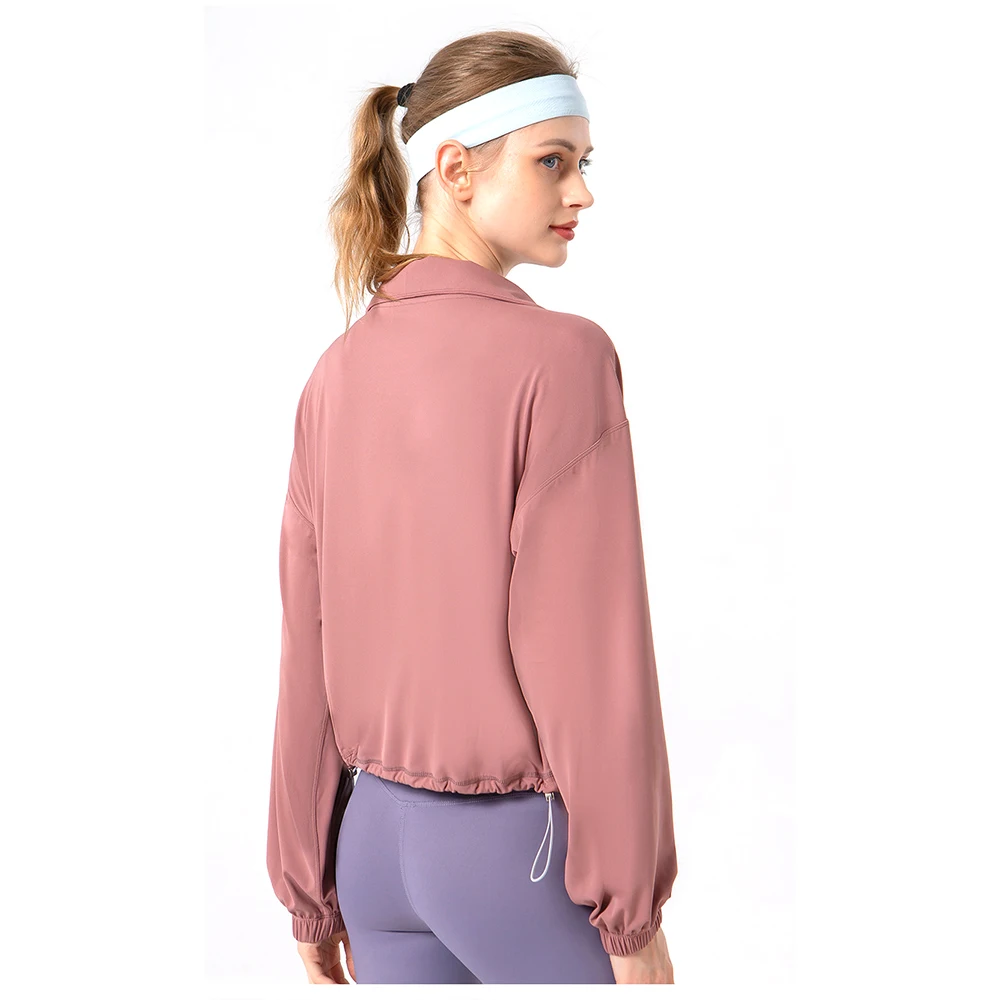 Hoodie With Zipper Coat Women's Autumn Winter Jacket Long Sleeve Fashion Clothing Running Sports Yoga Warm Breathable Loose