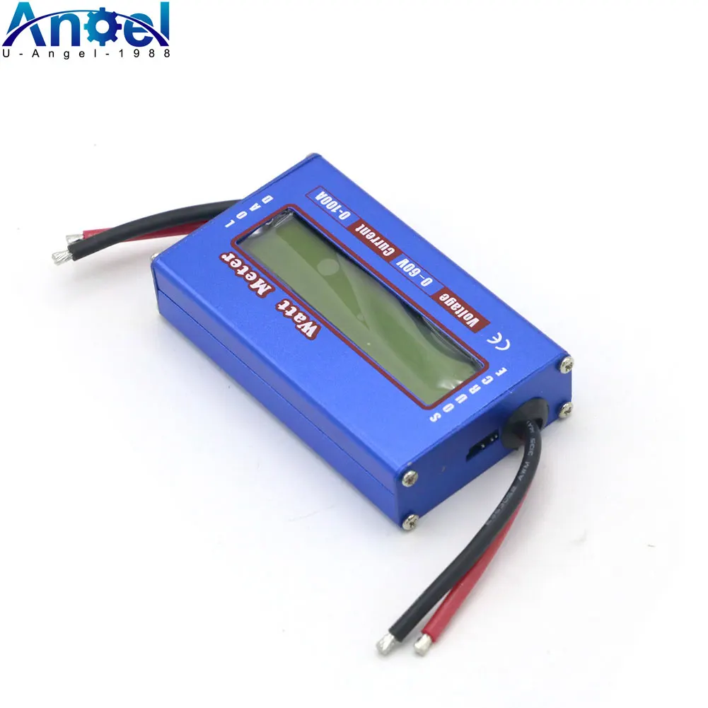 

Digital LCD DC 60V 100A Balance Voltage Battery Power Analyzer RC Watt Meter Wattmeter Tester Checker Balancer Charger RC Tools