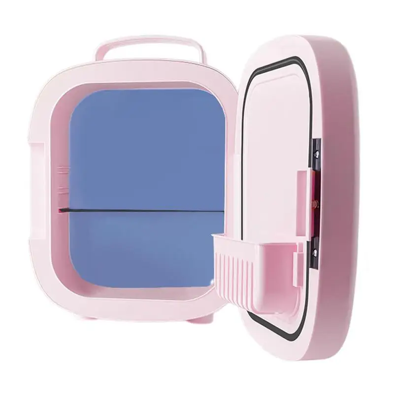 

Освещенный мини-холодильник, портативный мини-холодильник для ухода за кожей 6 л, идеально подходит для ухода за кожей, домашний автомобиль, грузовик, внедорожник, офис