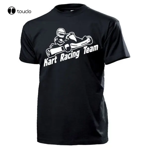 

New Cotton Tee Shirt Kart Racings Team Gokart Kartsport Karting Motorsport Mannschaft - T Shirt Summer T-Shirt Fashion Funny New