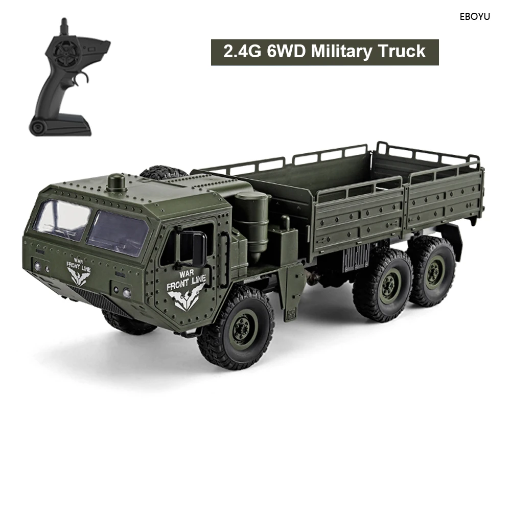 JJRC обновленный Q75 армия США военный Радиоуправляемый грузовик 1:16 полный пропорциональный 2,4G 6WD Радиоуправляемый автомобиль Радиоуправляемый грузовик внедорожник RTR подарок игрушка RTR