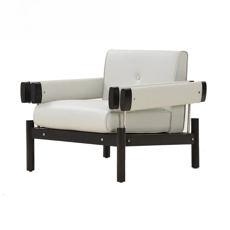 Современный минималистичный дизайн подлокотник из массива дерева для отдыха