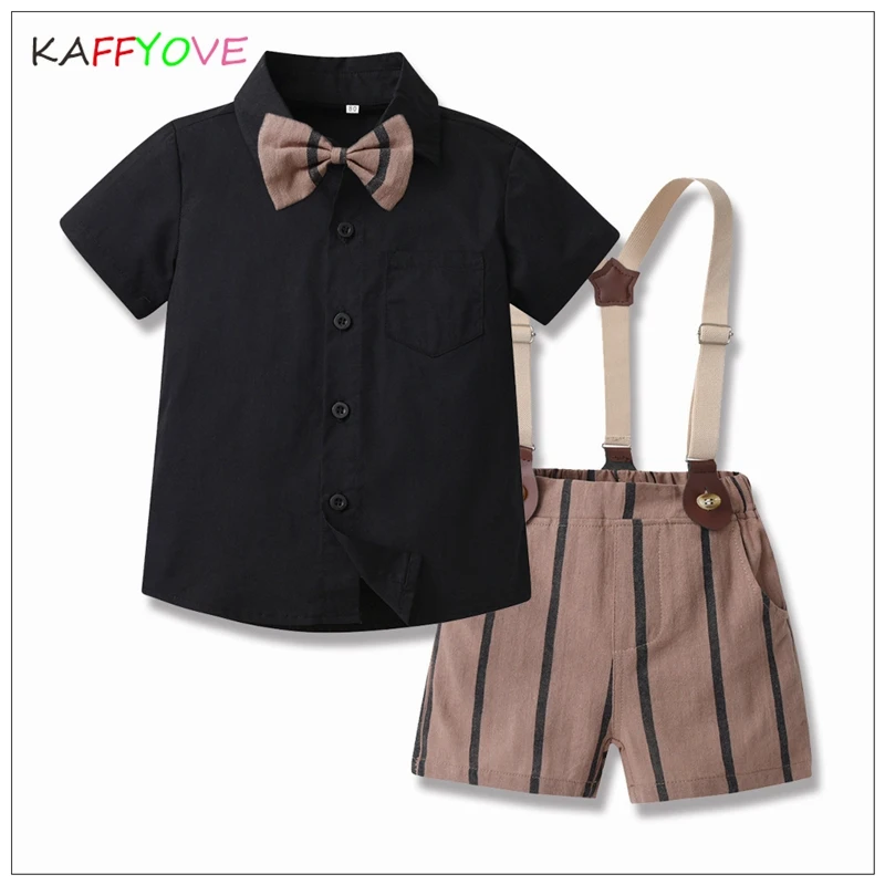 

Комплект детской одежды для мальчиков, новинка 2023, стильная официальная элегантная одежда джентльменов на Рождество, свадьбу, одежда для 1-7 ...