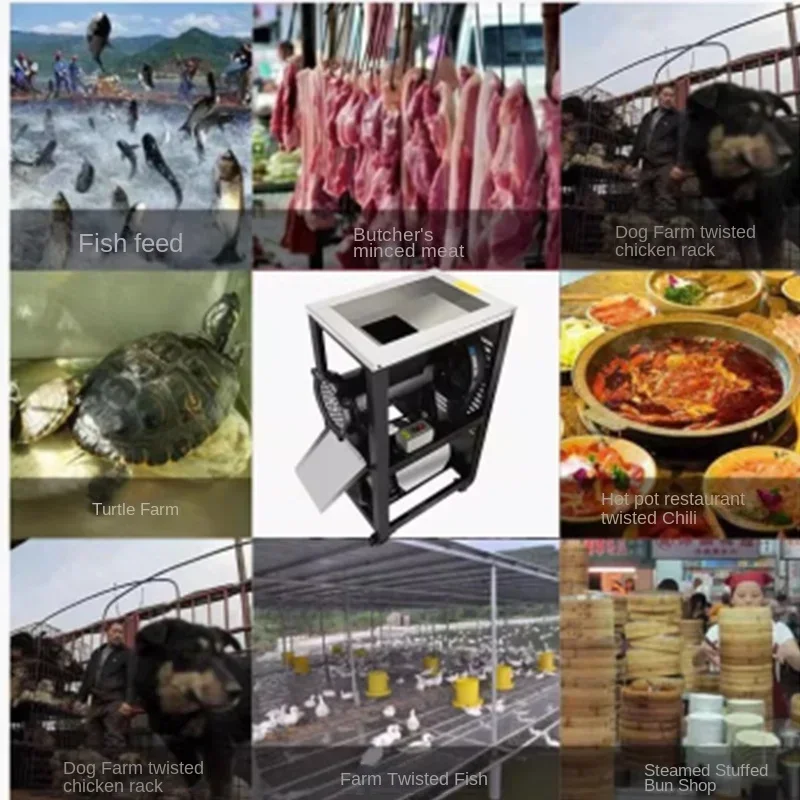 32 типа 220 В мощная мясорубка коммерческая большая мельница для курицы дробилка