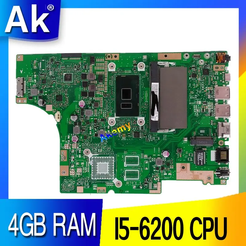 

Материнская плата для ноутбука AK TP501UA I5-6200U/I5-6198U 4GB для ASUS TP501UA TP501U TP501UQ TP501UB, тестовая материнская плата TP501UA