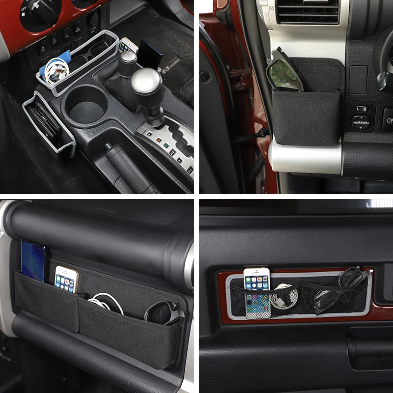 

Для Toyota FJ Cruiser, центральное сиденье управления, сумка для хранения/Боковая Сумка для хранения воздуховыпускного отверстия/сумка для хранени...