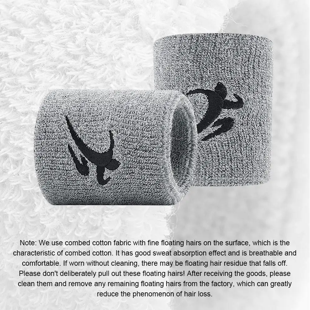 

1 Pcs Cotton Men Sport Sweatband Wristband Wrist Protector Wrap Wrist Bandage Running Support Sport Gym Brace Safety M0F1
