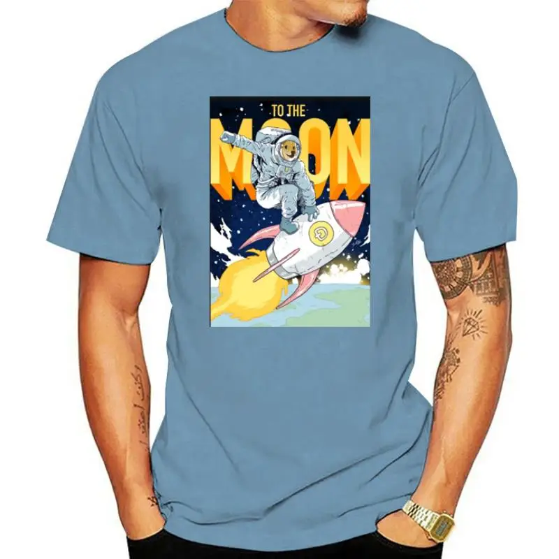 Художественная личность криптовалюты биткоина доходит до Луны! (С текстом)